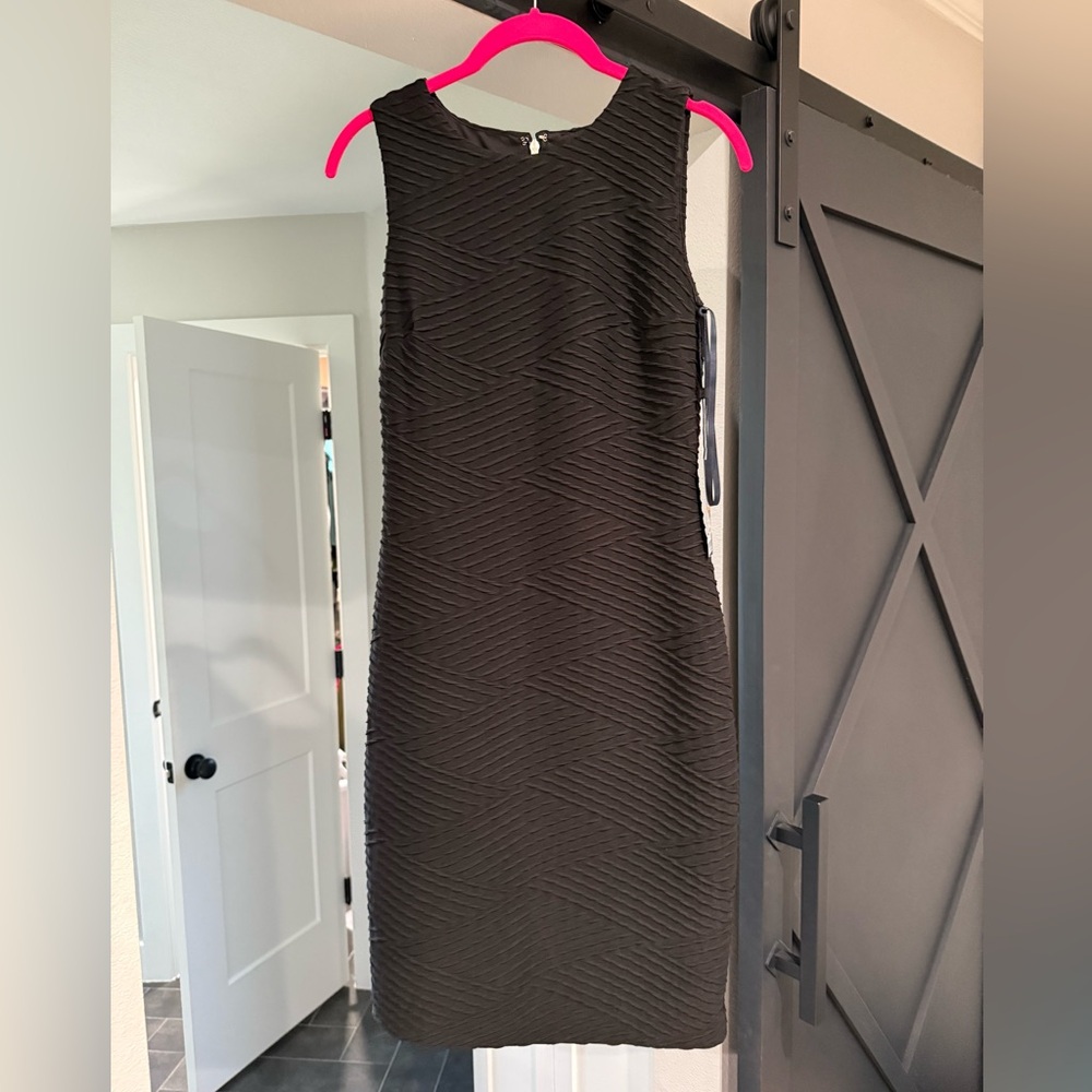 Elegant Black Textured Dress